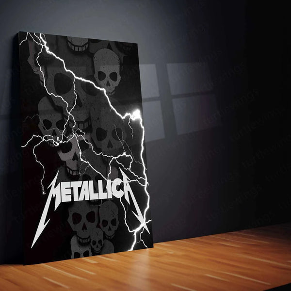 Metallica Metal Poster – Iconic Rock Band Wall Art | Heavy Metal Music Decor 2 - TURTLEWINGS 