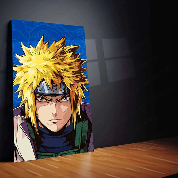 Minato Namikaze Poster – Legendary Hokage Artwork - TURTLEWINGS 