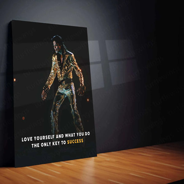 Michael Jackson Metal Poster | King of Pop Music Art | Iconic MJ Wall Decor - TURTLEWINGS 