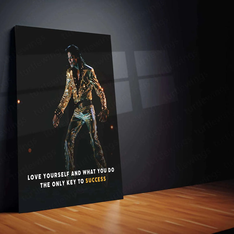 Michael Jackson Metal Poster | King of Pop Music Art | Iconic MJ Wall Decor - TURTLEWINGS 
