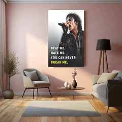Michael Jackson Metal Poster | King of Pop Tribute Art | Iconic Music Legend Decor - TURTLEWINGS 