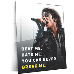 Michael Jackson Metal Poster | King of Pop Tribute Art | Iconic Music Legend Decor - TURTLEWINGS 