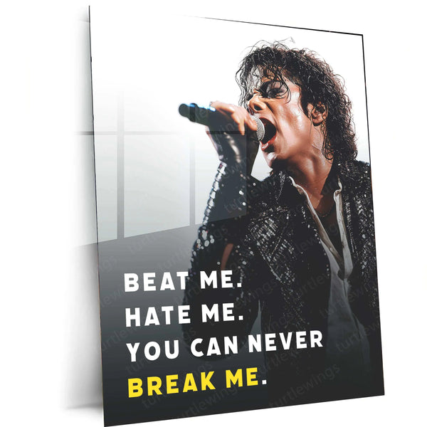 Michael Jackson Metal Poster | King of Pop Tribute Art | Iconic Music Legend Decor - TURTLEWINGS 