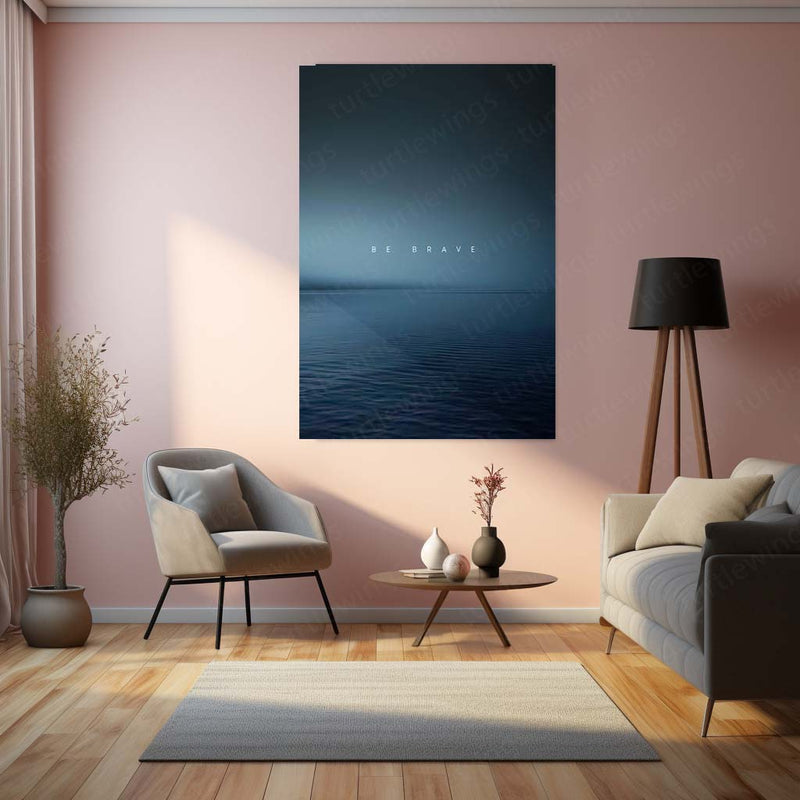 MOTIVATION Metal Frame | Bold Motivational Wall Art - TURTLEWINGS 
