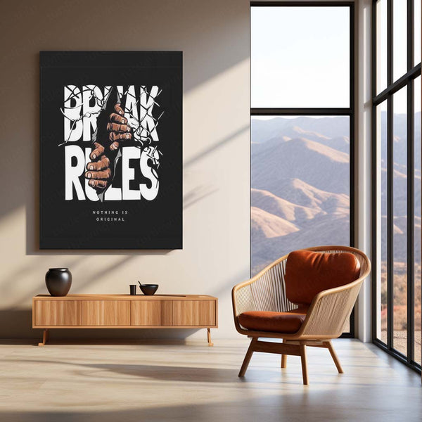MOTIVATION Metal Frame | Bold Motivational Wall Art 09 - TURTLEWINGS 