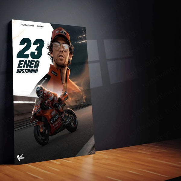 MotoGP Poster Metal Frame â Celebrate the Thrill of Racing - TURTLEWINGS 