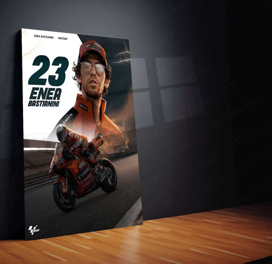 MotoGP Poster Metal Frame â Celebrate the Thrill of Racing - TURTLEWINGS 