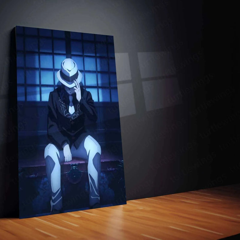 Muzan Kibutsuji Metal Poster – Demon Slayer Anime Villain Wall Art 3 - TURTLEWINGS 