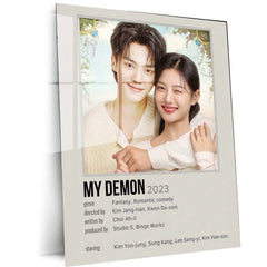My Demon Metal Poster – A Dark & Romantic K-Drama Fantasy Tribute - TURTLEWINGS 