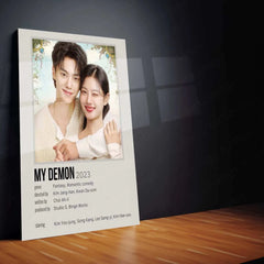 My Demon Metal Poster – A Dark & Romantic K-Drama Fantasy Tribute - TURTLEWINGS 