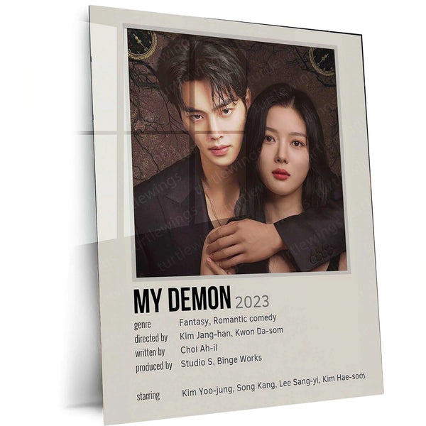 My Demon Metal Poster – A Dark & Romantic K-Drama Fantasy Tribute 2 - TURTLEWINGS 