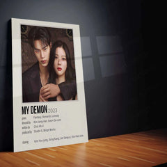 My Demon Metal Poster – A Dark & Romantic K-Drama Fantasy Tribute 2 - TURTLEWINGS 