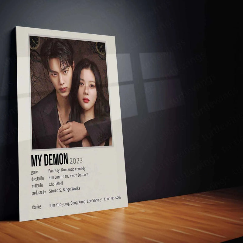 My Demon Metal Poster – A Dark & Romantic K-Drama Fantasy Tribute 2 - TURTLEWINGS 