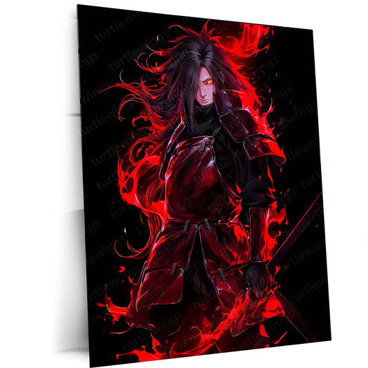 Anime Metal poster |Madara Uchiha Metal Poster – The Ghost of the Uchiha