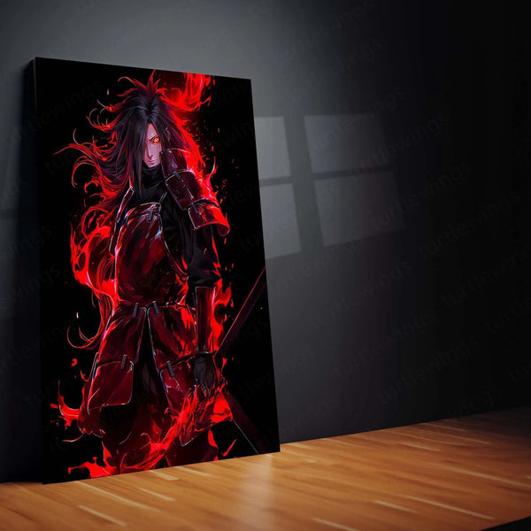 Anime Metal poster |Madara Uchiha Metal Poster – The Ghost of the Uchiha - TURTLEWINGS 