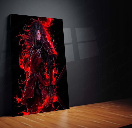 Anime Metal poster |Madara Uchiha Metal Poster – The Ghost of the Uchiha
