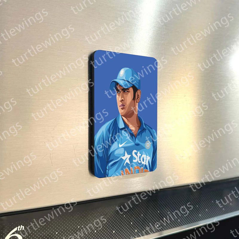 Fridge Magnet  | Indian Cricket Team Fridge Magnet Set – 10 Legendary Players (60x80mm)