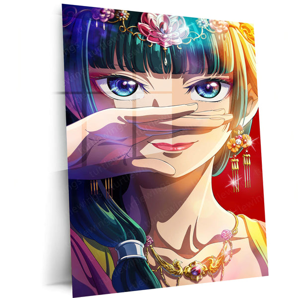 Anime Metal Poster | Maomao The Apothecary Diaries Elegant Wall Art – main product image