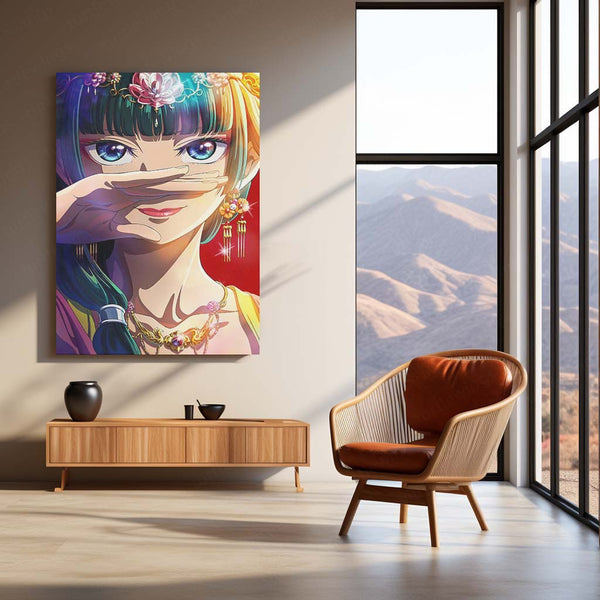 Anime Metal Poster | Maomao The Apothecary Diaries Elegant Wall Art – product image 3