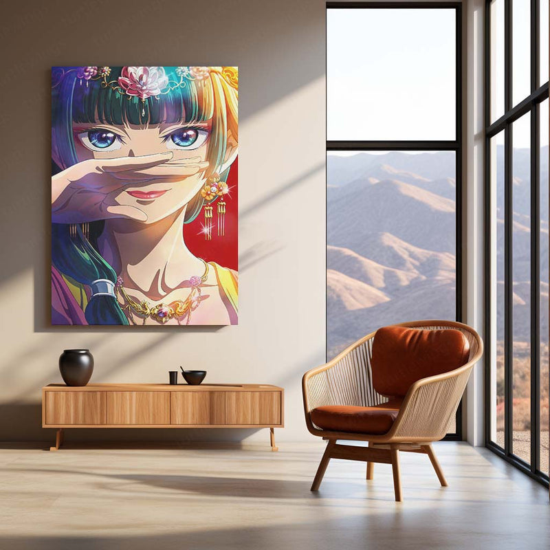 Anime Metal Poster | Maomao The Apothecary Diaries Elegant Wall Art – product image 3