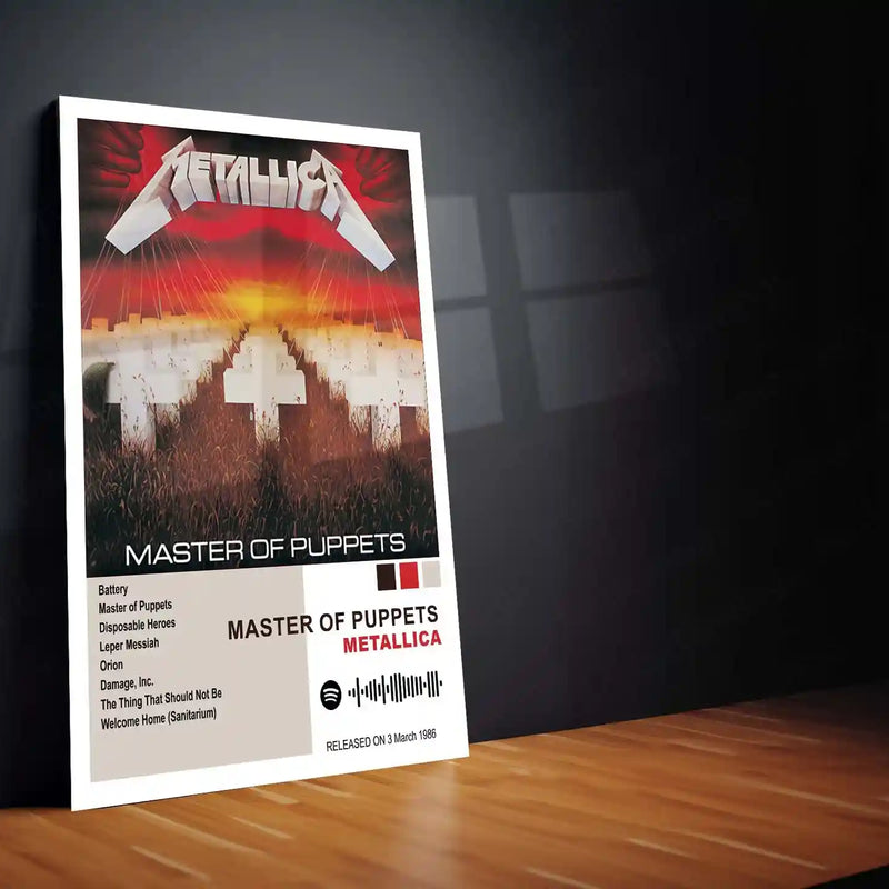 Metallica Complete Collection | Set of 11 | Set of 8 | Set of 4 | Album Posters Metal Frames Heavy Riffs. Legendary Albums. Thrash Metal History on Your Walls. - TURTLEWINGS 