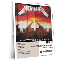 Metallica Complete Collection | Set of 11 | Set of 8 | Set of 4 | Album Posters Metal Frames Heavy Riffs. Legendary Albums. Thrash Metal History on Your Walls. - TURTLEWINGS 