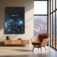 Quote Metal Poster | Max Verstappen – TIME FOR A COMEBACK | Resilience, Redemption & Champion Mindset Metal Frame - TURTLEWINGS 