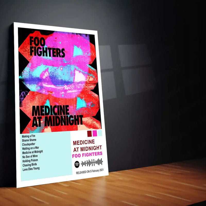 Foo Fighters – Complete Album Collection | Set of 11 | Set of 8 | Set of 4 | Premium Metal Poster - TURTLEWINGS 