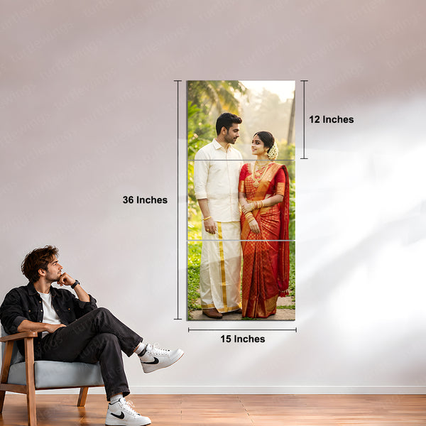 Custom Split Metal Photo Wall Art – Turn Your Photo Into 3, 4 or 9 Panel Wall Art