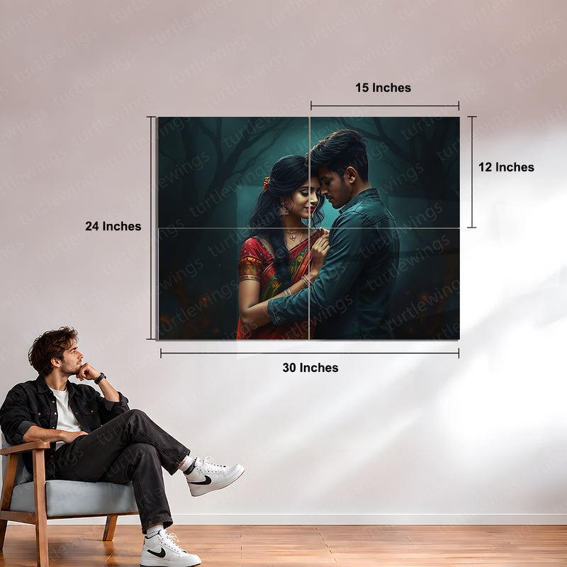 Custom Split Metal Photo Wall Art – Turn Your Photo Into 3, 4 or 9 Panel Wall Art