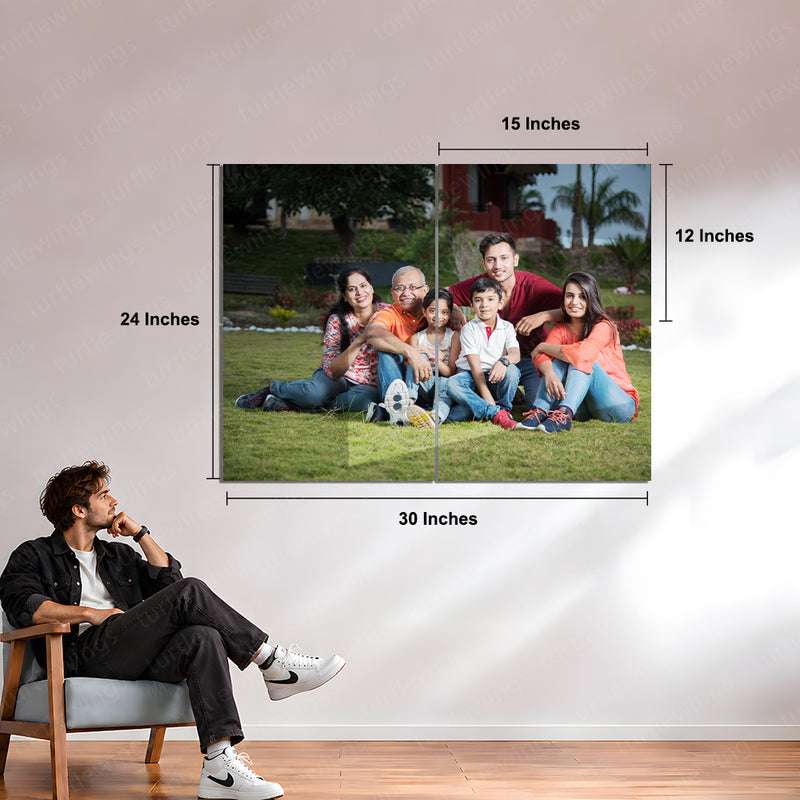 Custom Split Metal Photo Wall Art – Turn Your Photo Into 3, 4 or 9 Panel Wall Art