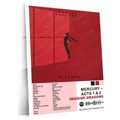 Imagine Dragons – Complete Album Collection | Set of 10 | Set of 8 | Set of 4 | Premium Metal Poster Set