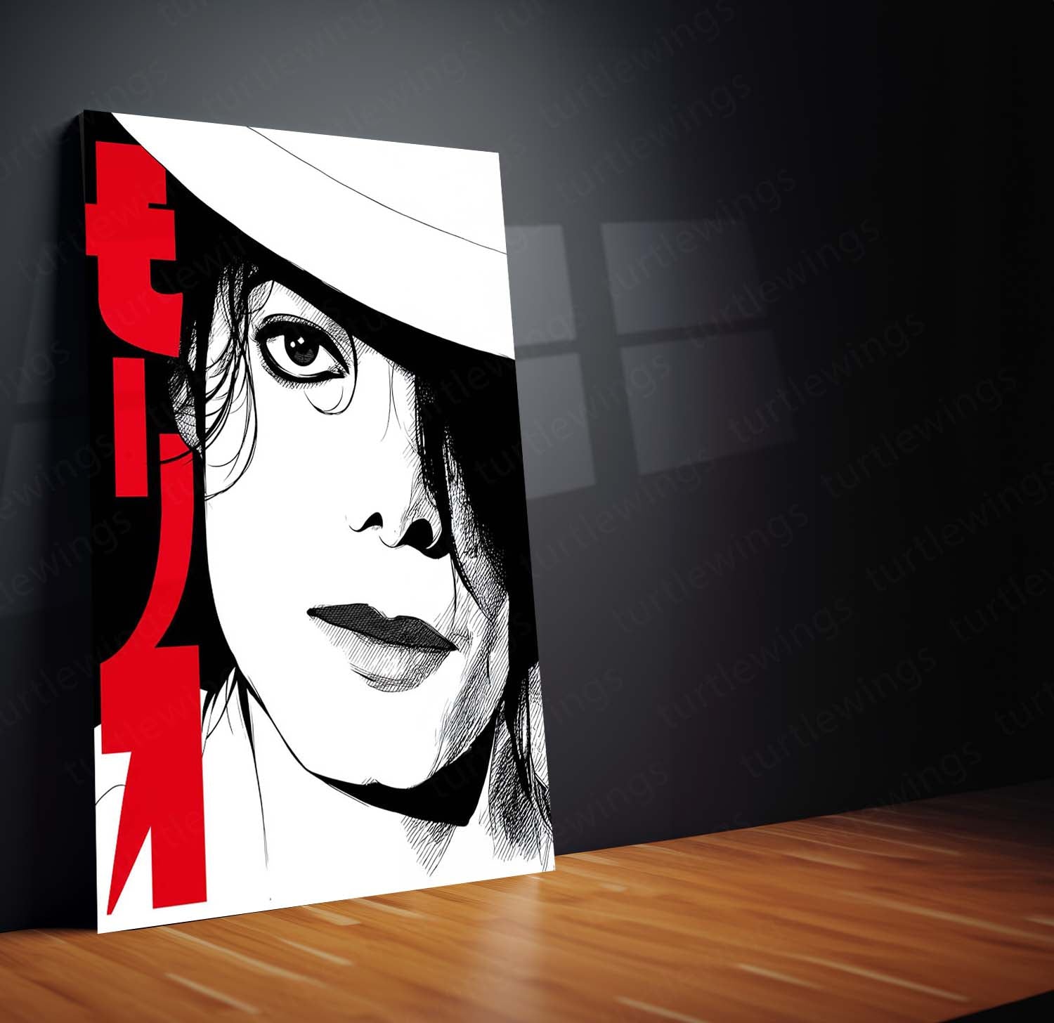 Michael Jackson モノクロポスター フレーム付き 10種類!Michael Jackson/マイケル・ジャクソン/サインプリント