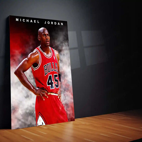 Sport Metal Poster | Michael Jordan | Relentless Excellence & Championship Mindset Metal Frame - TURTLEWINGS 