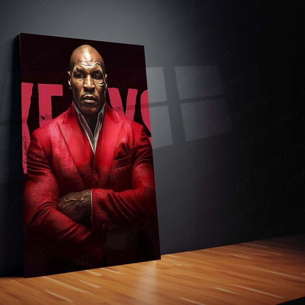 UFC Metal Poster Set of 3 | Mike Tyson | Red Power & Champion Mindset Triptych Wall Art – product image 4