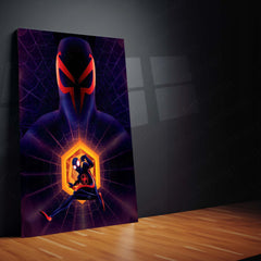 Miles Morales & Spider-Man Metal Frame | Marvel Superhero Wall Art | Bold Comic-Inspired Metal Poster - TURTLEWINGS 