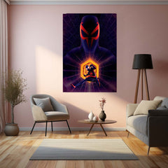 Miles Morales & Spider-Man Metal Frame | Marvel Superhero Wall Art | Bold Comic-Inspired Metal Poster - TURTLEWINGS 