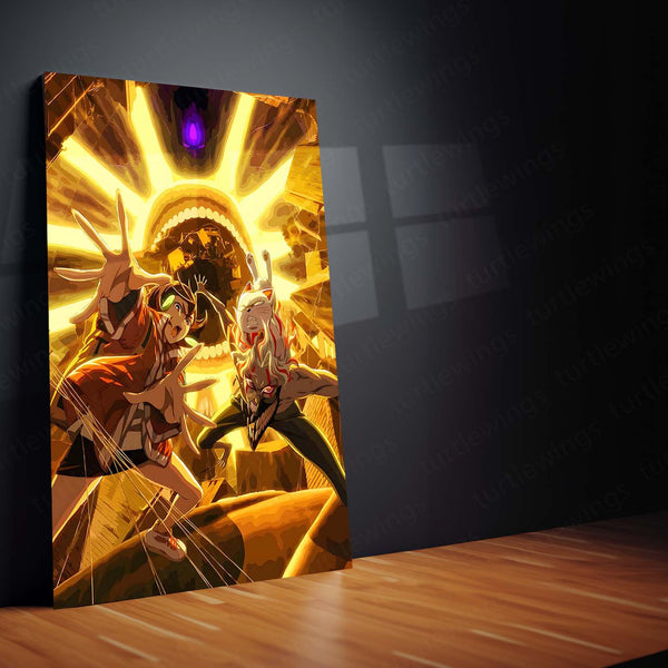 Anime Metal Poster | Tokyo Ghoul – Ken Kaneki Shadow Metal Poster | Dark Anime Wall Frame 07