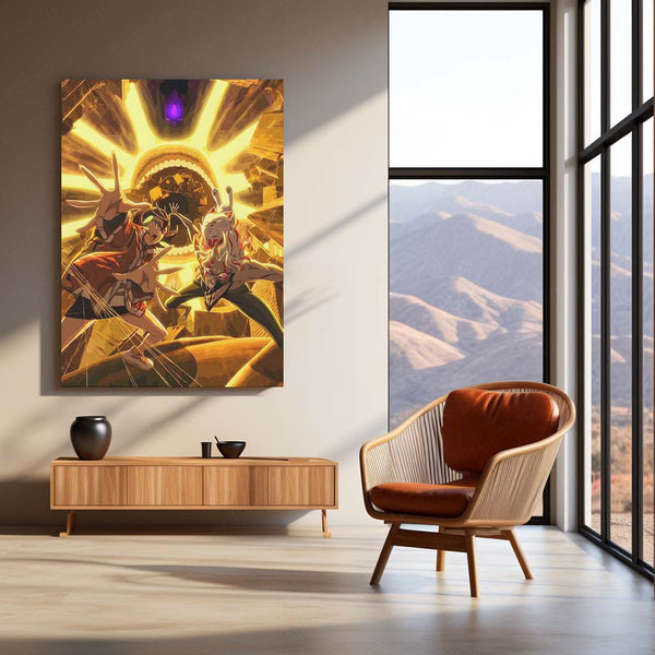 Anime Metal Poster | Tokyo Ghoul – Ken Kaneki Shadow Metal Poster | Dark Anime Wall Frame 07
