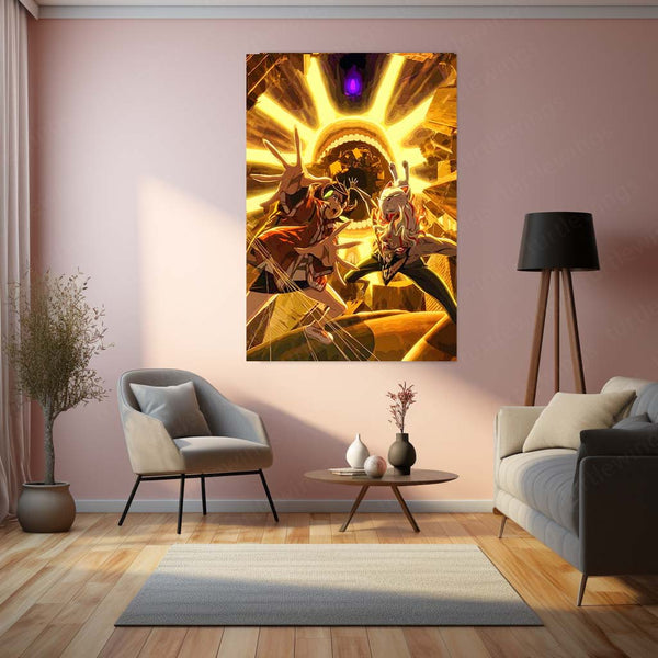 Anime Metal Poster | Tokyo Ghoul – Ken Kaneki Shadow Metal Poster | Dark Anime Wall Frame 07
