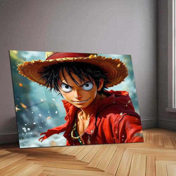 Anime Metal Poster | Monkey D. Luffy – One Piece Metal Poster | Premium Anime Wall Art | Metal Poster