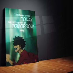 Monkey D. Luffy Motivation Metal Print | 