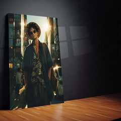 Monkey D. Luffy Urban Edition | Street Style One Piece Metal Frame | Anime Wall Art - TURTLEWINGS 