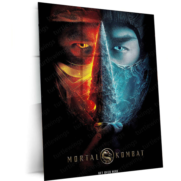 Mortal Kombat – Fatal Legends Metal Poster | Iconic Fighting Game Wall Frame