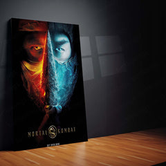 Mortal Kombat – Fatal Legends Metal Poster | Iconic Fighting Game Wall Frame