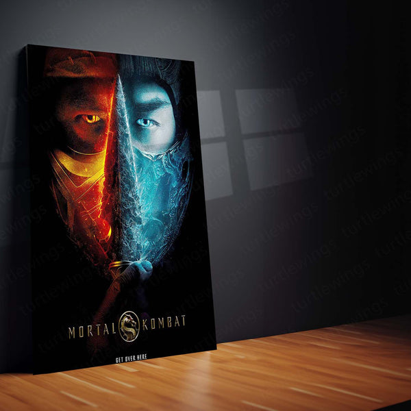 Mortal Kombat – Fatal Legends Metal Poster | Iconic Fighting Game Wall Frame