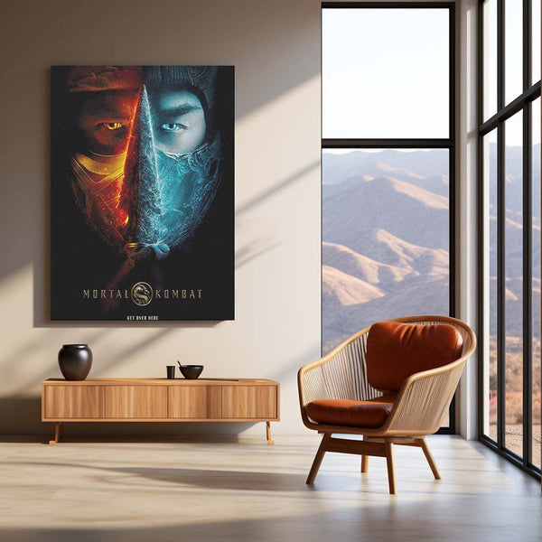Mortal Kombat – Fatal Legends Metal Poster | Iconic Fighting Game Wall Frame