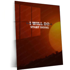 Motivational Quote Metal Poster – Inspire & Elevate Your Space - TURTLEWINGS 