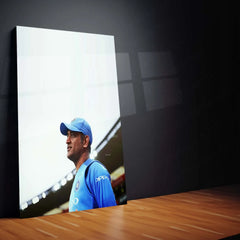 Cricket Metal Poster | MS Dhoni Thala 07 Metal Poster 1