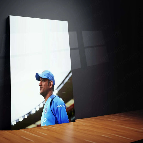 Cricket Metal Poster | MS Dhoni Thala 07 Metal Poster 1